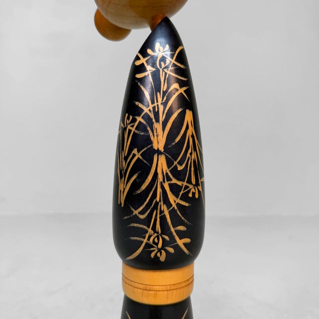 1970s Sato Suigai, Sōsaku Kokeshi Semishigure, 1970s, Wood For Sale - Image 5 of 13