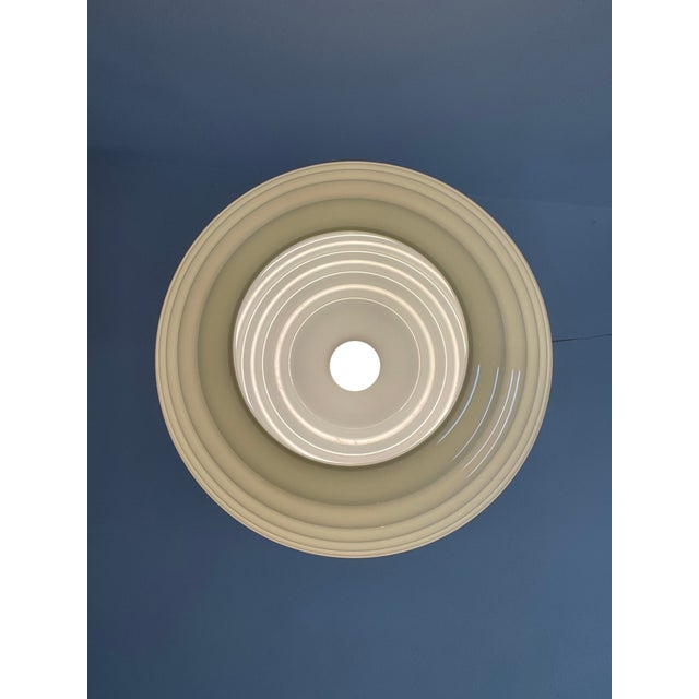 Vintage Modulo S40 Murano Ceiling Lamp by Toso - Massari for Leucos, 1990s For Sale - Image 14 of 16