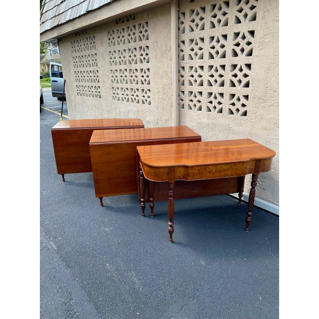 18th Century 18th Century Antique Drop Leaf Long Dining Table One For Sale - Image 5 of 8