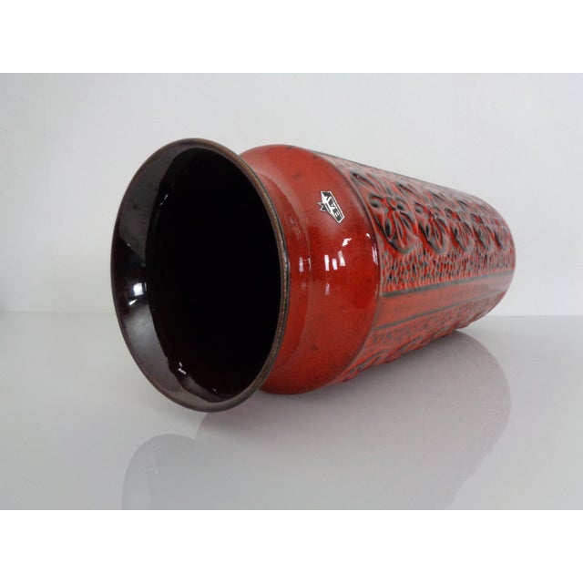 Large Flower 973-45 Ceramic Vase from Bay Keramik, Germany, 1970s For Sale - Image 10 of 15