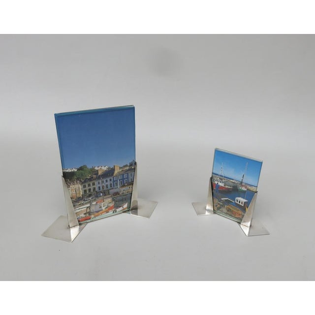 Art Deco Silver-Plated Photo Frames from WMF, 1930s, Set of 2 For Sale - Image 3 of 14