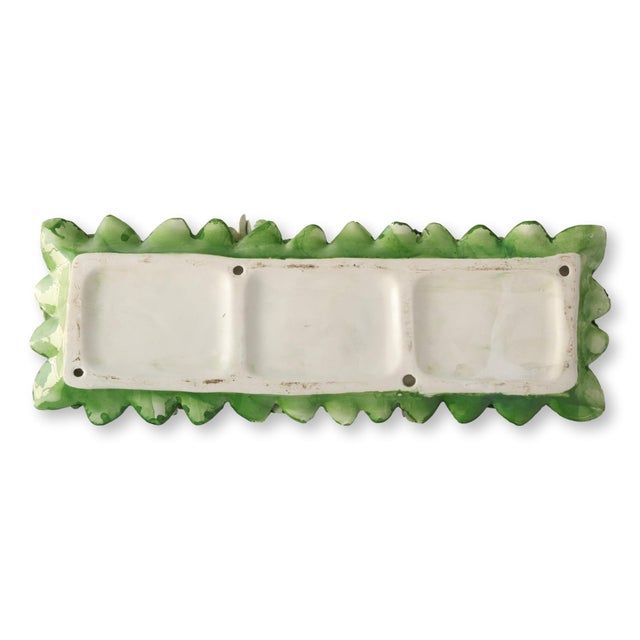 Midcentury Italian Fig & Flower Candleholder Centerpiece For Sale In Los Angeles - Image 6 of 6