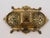 1940s Vintage Elaborate Brass Desk Inkwell Stand With Pen Trays For Sale - Image 5 of 9