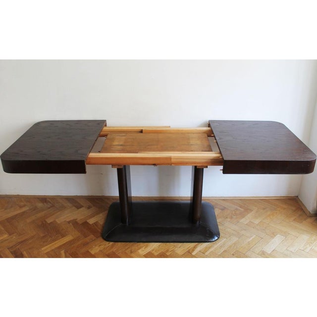 Extendable Dining Table from UP Brno, 1930s For Sale - Image 15 of 18