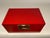 Chinese Red Lacquered Box With Brass Mounts, Mid 20th Century For Sale - Image 12 of 12