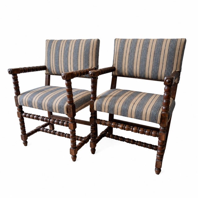 Late 19th Century Antique English Bobbin Turned Armchair For Sale - Image 5 of 5