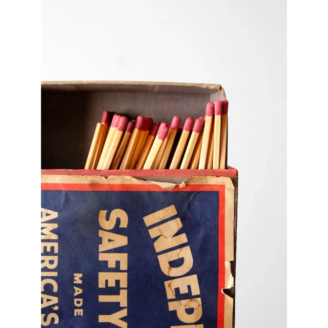 Antique Oversize Match Box and Iron Stand For Sale - Image 10 of 11