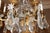French Period French Eight-Light Bronze and Crystal Chandelier For Sale - Image 3 of 9