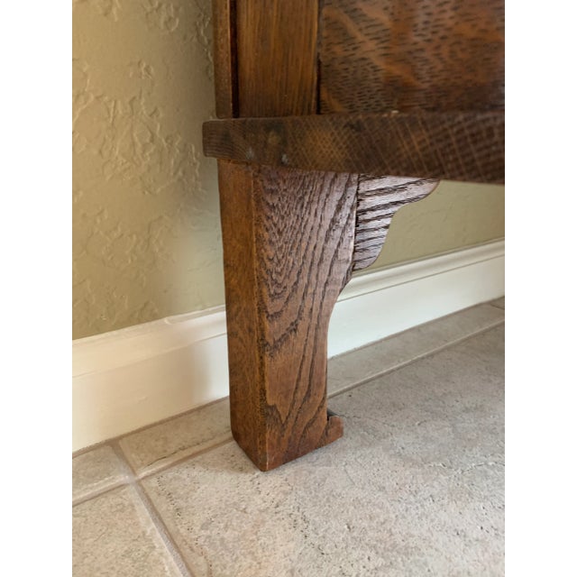 Antique Curved Glass Mirrored Back Curio Cabinet on Claw Feet For Sale - Image 9 of 12
