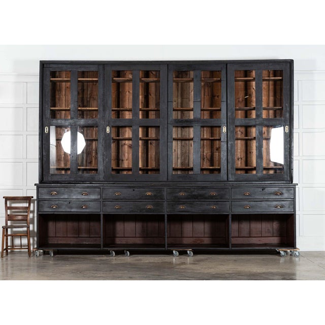 19th Century English Pine Haberdashery Cabinet For Sale - Image 4 of 18