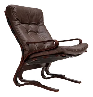 Norwegian Kengu Lounge Chair by Erde and Nordahl Solheim for Rybo Rykken, 1970s