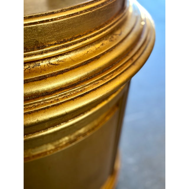 1970s 1970s Weiman Furniture Company Circular Tower Curio Cabinet Vitrine For Sale - Image 5 of 11