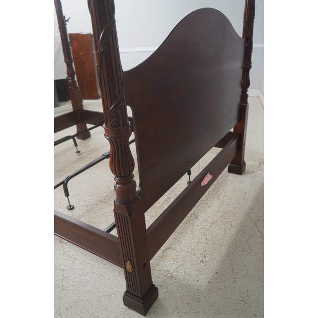 Henkel Harris Model 199 Queen Mahogany Bed Canopy For Sale - Image 17 of 18