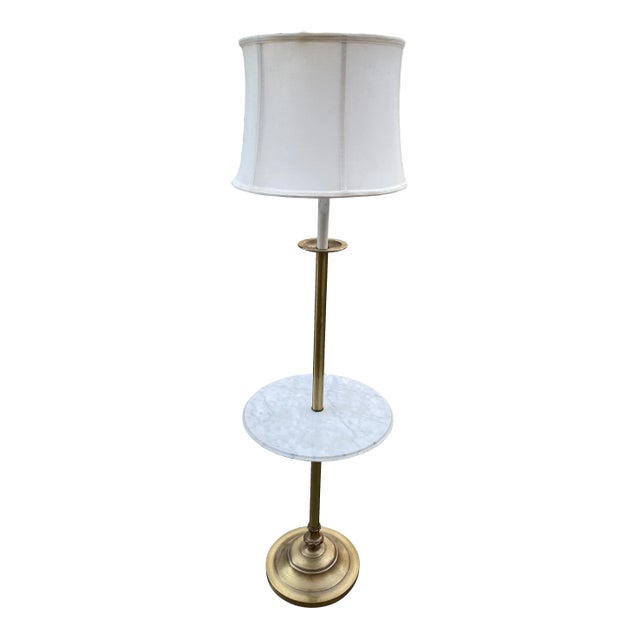 1950s Italian Marble Petite Floor Lamp For Sale