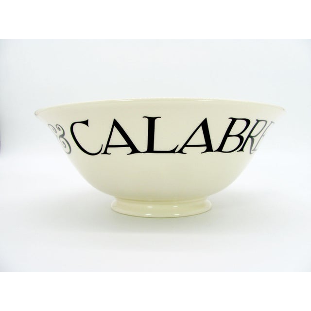 2010s 2011 2012 Emma Bridgewater Black Toast & Marmalade 9" Serving Vegetable Bowl - 2 Available For Sale - Image 5 of 8
