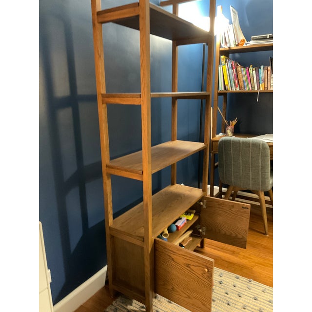 Four Hands Teddy 2 Door Wood Bookshelf, Danish Design For Sale - Image 4 of 4