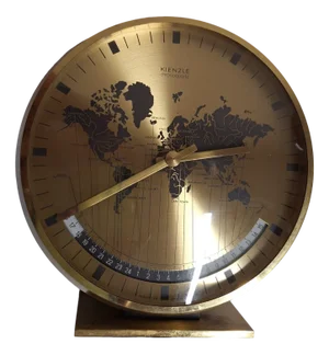 Vintage German Table Clock by Heinrich Möller for Kienzle, 1970s
