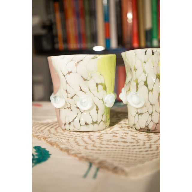 Glass Contemporary Surrealist Murano Glass - Set of 4 For Sale - Image 7 of 12