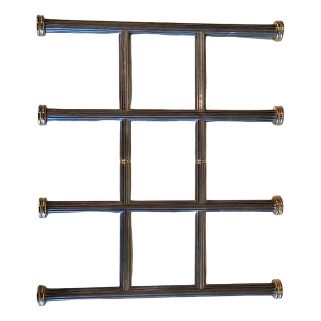 Chromed Coaster in Hollywood Regency Style For Sale