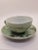 Vintage Asian Porcelain Tea Cup and Saucer, rare and unique