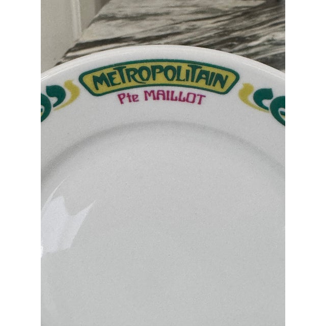 Val's Dollhouse is proud to present a set of six vintage French cafe style dessert plates. Make every day a day in Paris!...