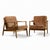 Mid-Century Modern Folke Ohlsson for Dux Model 247 Mid Century Walnut and Cane Lounge Chairs - Pair For Sale - Image 3 of 13