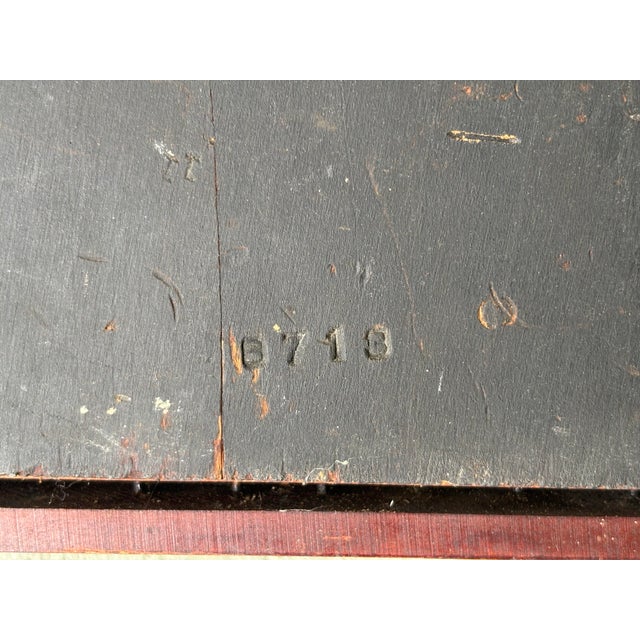 Antique Folk Art American Zither Lap Harp Decorative String Instrument, Early 20th Century For Sale - Image 12 of 12