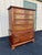 1970s Cresent Furniture 7-Drawer Cherry Chippendale Tall Chest of Drawers For Sale - Image 11 of 12