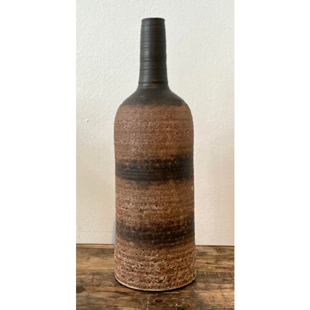 Vintage Original Studio Pottery Vase For Sale - Image 12 of 12