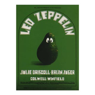1969 Led Zeppelin Fillmore Poster For Sale