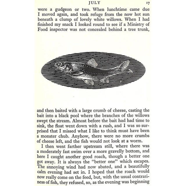 White "Angler's Almanac" Book 1949 Brown, Wilfred Gavin For Sale - Image 8 of 9