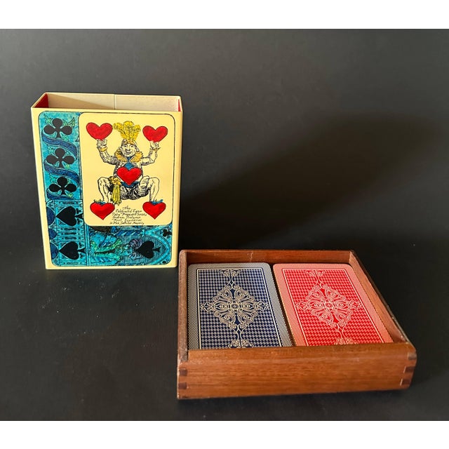 1970s 20th Century Playing Cards Box by Fornasetti For Sale - Image 5 of 6