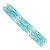 Cathy Waterman Turquoise Diamond Bracelet 7 Strand Platinum Estate 6.25" For Sale