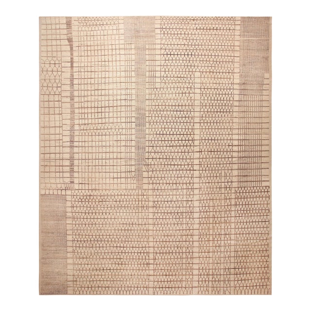 Nazmiyal Collection Large Contemporary Central Asian Rug For Sale