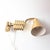 This vintage brass scissors wall lamp was designed by Karl Lang for SIS Leuchten, Germany, is a striking blend of...