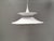 Metal Vintage Scandinavian Radius Hanging Lamp in White Metal by Erik Balslev for Fog & Mørup, 1970s For Sale - Image 7 of 14