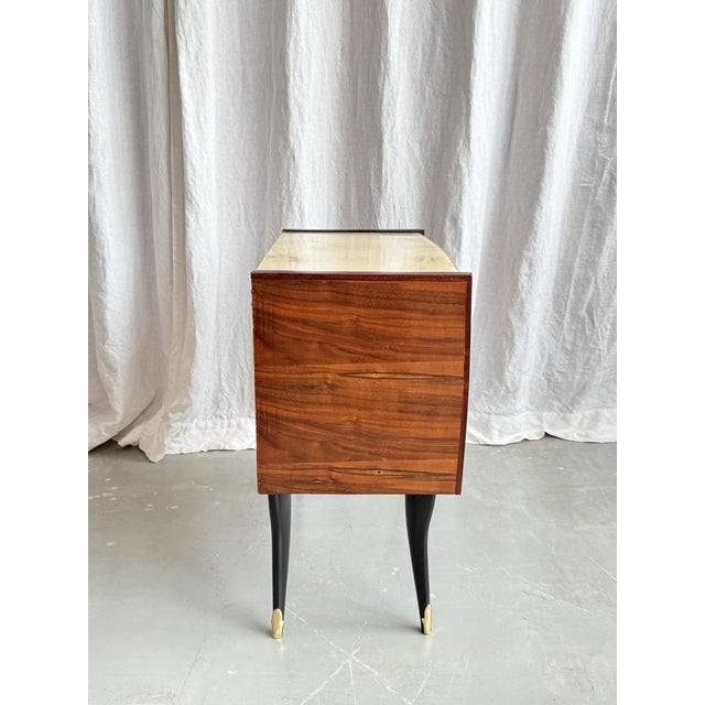 Mid-Century Modern Wooden Bedside Tables by Vittorio Dassi, 1950s, Set of 2 For Sale - Image 13 of 18