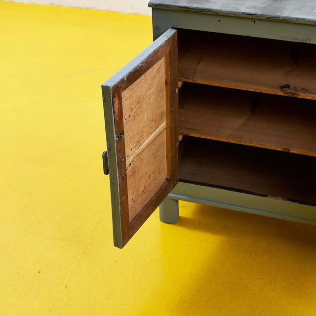 Vintage Multifunctional Wood Cabinet For Sale - Image 3 of 7