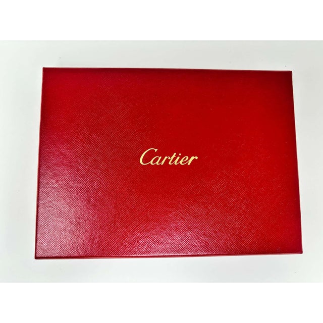 Cartier Red Chinese Dragons Card and Envelope Set in Luxury Box Desk Stationery For Sale In Palm Springs - Image 6 of 9