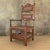 Carved Throne Chair, 1880s For Sale - Image 10 of 11