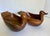 Mid 20th Century Mid-Century Modern Hand-Carved Wood Duck Salad Bowl Set With Serving Bowl - 9 Pieces For Sale - Image 5 of 12