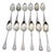 Tablespoons in Guilloche Silver, Set of 12 For Sale