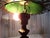 Late 20th Century Vintage Cheyenne Victorian Stye Accent Lamp - Resin Base, Filigree/Green Felt Shade For Sale - Image 5 of 15