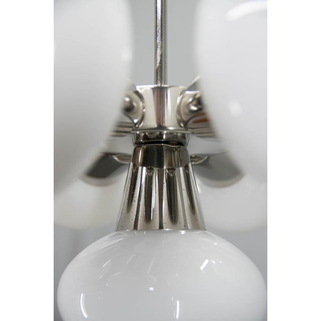 Space Age Glass Sputnik Chandelier from Kamenicky Senov, 1970s For Sale - Image 6 of 11