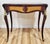 Antique American Made French Louis XV Marquetry Drop Leaf Center Table Desk For Sale - Image 12 of 18