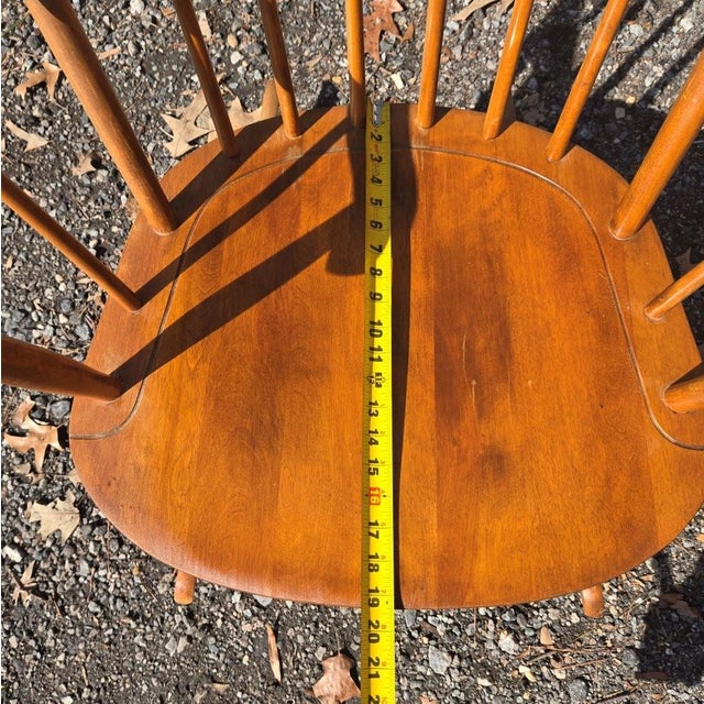 Late 20th Century Solid Wood Nichols and Stone Rocking Chair For Sale - Image 13 of 17