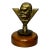 British 1940s Winston Churchill v for Victory Bronze Car Mascot Sculpture For Sale