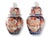 Japanese Meiji Porcelain Imari Jars W/Foo Dog Lids, a Pair For Sale - Image 4 of 7