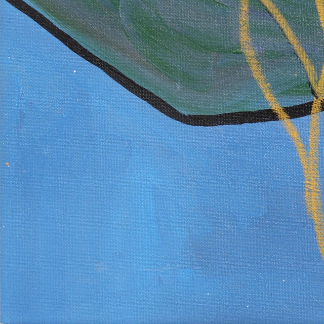 Figurative Still - Expressive Abstract Colorful Mixed Media Figurative Still Life Painting Original Artwork by Valerie Etitinwo For Sale - Image 3 of 7