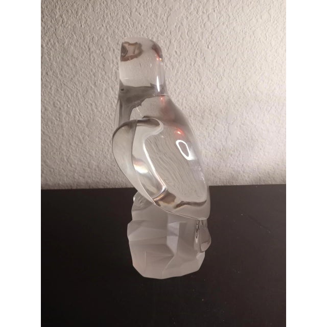Figurative 1980s Bleinristall Germany Clear Crystal Eagle Figurine For Sale - Image 3 of 8